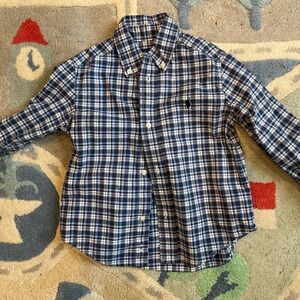 Ralph Lauren Toddler Plaid Button-Down Dress Shirt
